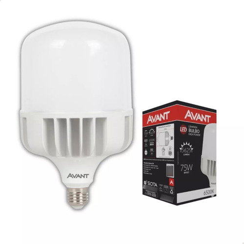 Lâmpada led Avant Bulbo cor branco 75W 110V/220V 6500K