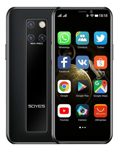 Mini Teléfono Inteligente Android Soyes S10h 3g Con Red Dual