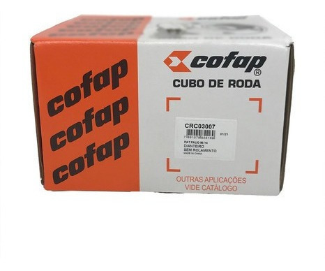 Par Cubo De Roda Dianteiro Cofap Palio Weekend 1.6 1997