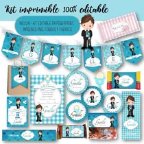 Comprar Kit Imprimible Comunión Nene Mod.11 100% Editable Candy Bar