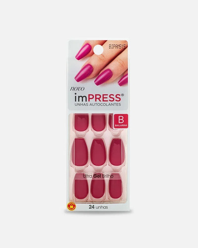 Kiss Ny - Impress - Unhas Autocolantes - Bailarina