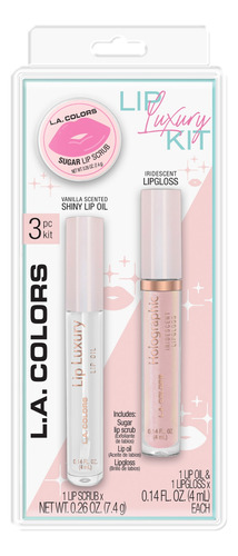 Kit Lip Oil Y Lip Gloss Luxury L.a Colors