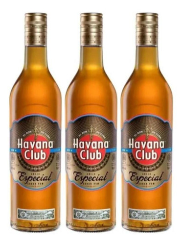 Ron Havana Club Añejo Especial 750ml X3 Fullescabio Oferta