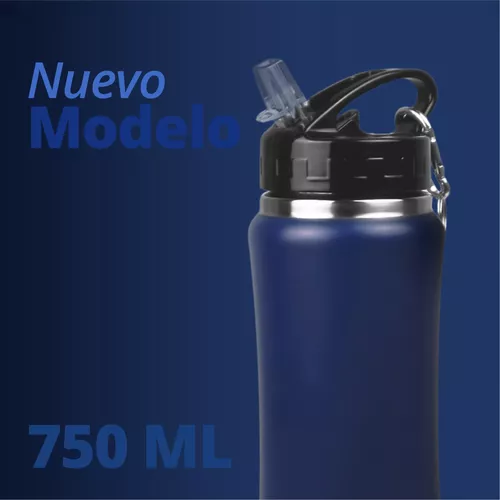Botella De Agua Deportiva 750 Ml Termica Acero Inoxidable