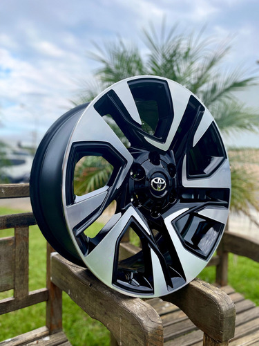 Roda Toyota Sw4 Diamond Aro 22 6x139 S39 / Valor Unitário Cor Preto Diamantado 6x139
