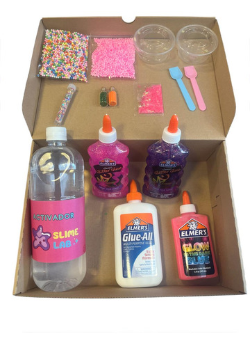 Kit Para Hacer Slime Con Pegamento Elmers Incluye Accesorios