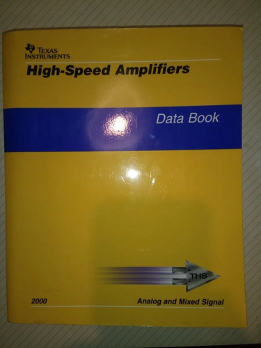 High Speed Amplifiers Data Book Texas Instruments 