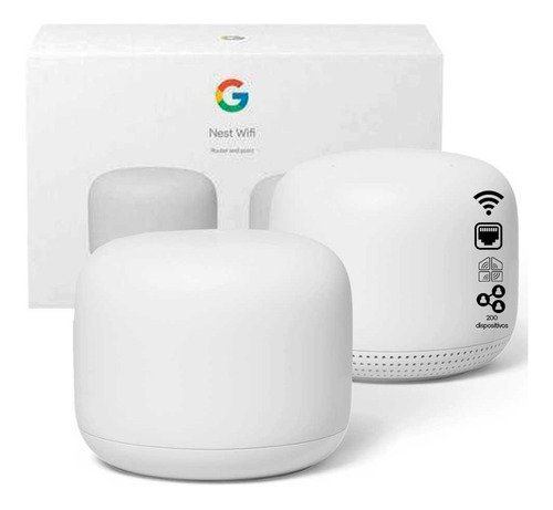 Google Nest Wifi Router And One Point (snow)