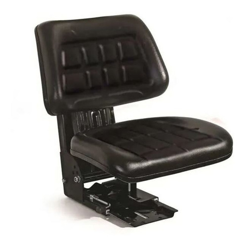 Asiento Negro Tractor / Maq. Agrícola. Sin Riñonera