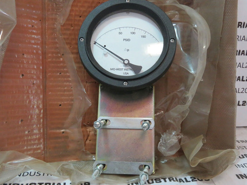 Mid-west Instrument 123sc-12-(df)0 Pressure Gauge New Ssk