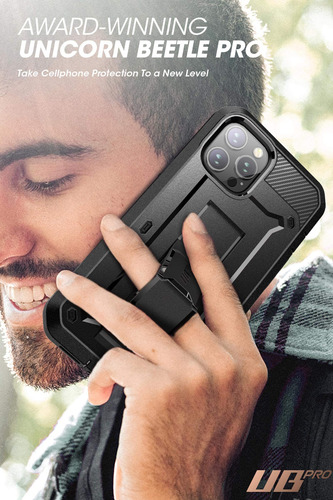 Capa Supcase Unicorn Beetle Pro Para iPhone 12 Pro Max Preta