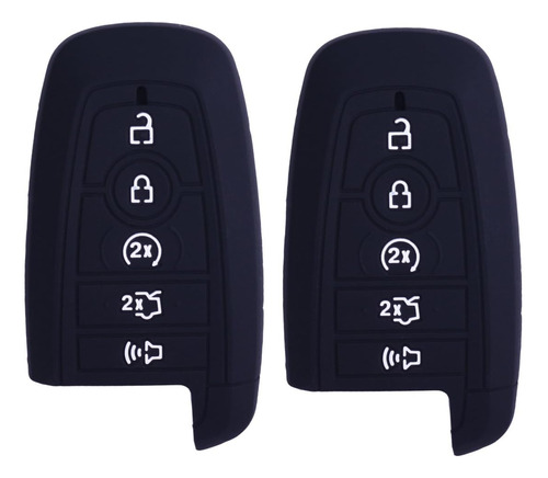 2 Piezas Sillicone Key Fob Skin Key Cover Remote Case P...