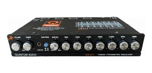 Ecualizador Quantum 7 Bandas Qeq7 8v Line Driver Parametrico