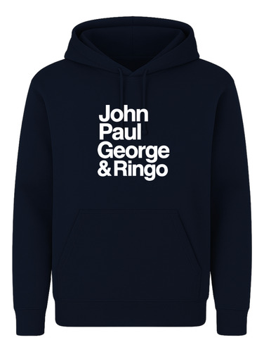 Sudadera Beatles John Paul George Ringo Estilo Retro Unisex