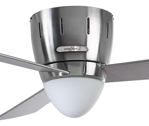 Ventilador De Techo Siroco 46202 Niquel 48" Coolfan
