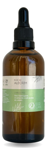 Óleo De Alecrim 100%puro 100ml Tipo De Pele