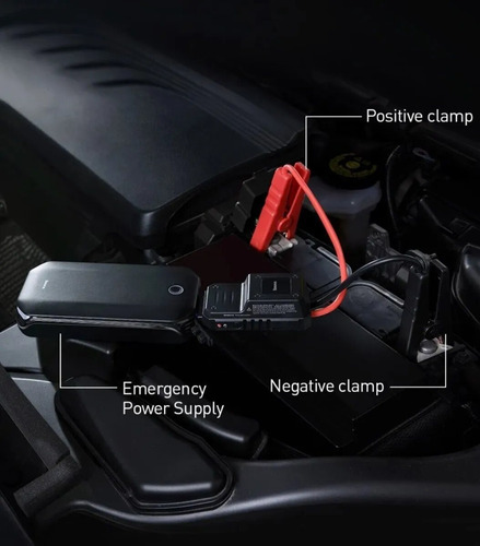 Bateria Externa Partidor De Auto Baseus 8000 Mah