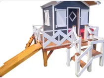 Comprar Casitas Infantiles Altas  De Madera 