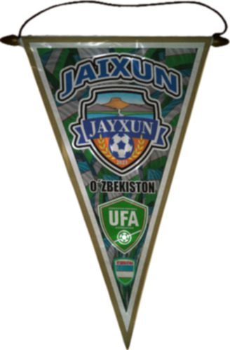 Banderin 37cm Full Color Futbol Uzbekistan Elegir Equipo Fk Jayxun Qoraqalpog'iston Fk Jayxun Qoraqalpog'iston