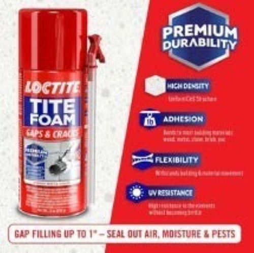 Imagen 2 de 3 de Loctite Tite Foam Espuma Expansiva 12oz 340g