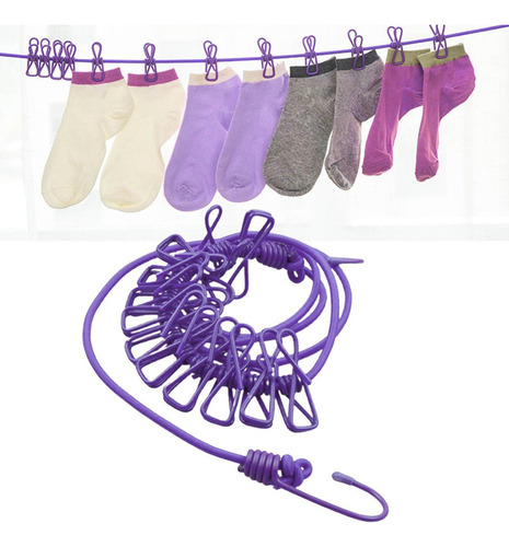 Tendedero Elástico Cordón Línea De Secado De Ropa Para.