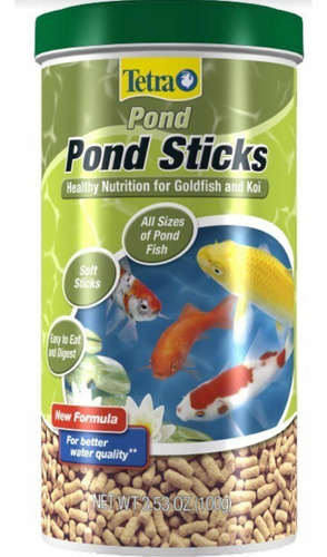 Tetra Pond Stick 100 Gr Alimento Para Peces De Agua Fría