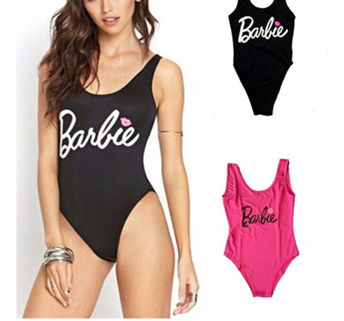 Traje De Baño Entero Monokini Barbie