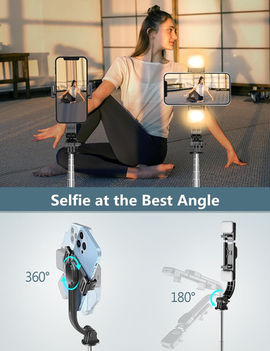 Palo Selfie Trípode Bluetooth Selfie Stick Control Remoto