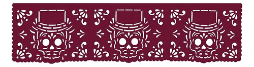 Mantel Frontal Para Ofrenda Paquete Día De Muertos 10 Pz