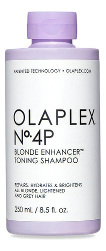 Shampoo sólido Olaplex No 4P Blonde Enhancer Toning en botella de 250mL