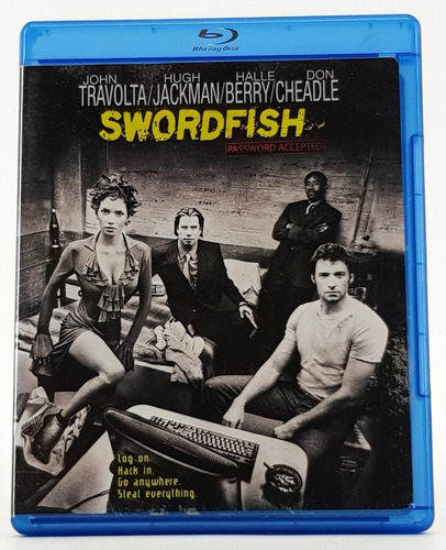 Swordfish, Blu Ray Original John Travolta, Hugh Jackman