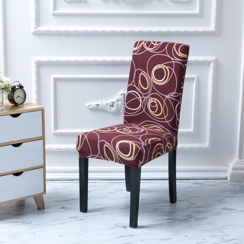 6 Fundas De Silla De Comedor Elásticas Lavables Y Gruesas