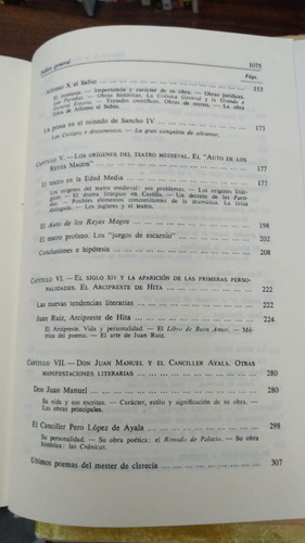 Historia De La Literatura Española. Tomo 1 - Alborg (Usado)
