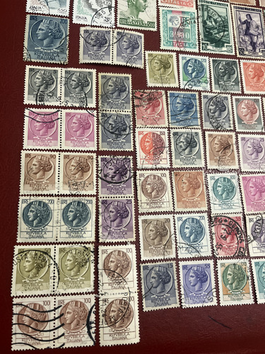 Sello Postal Correo Italia 120 Estampillas De Colección Vea (Usado)