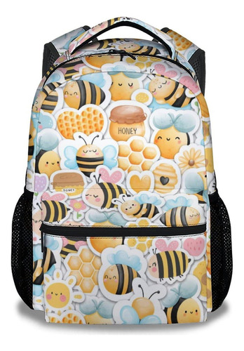 Knowphst Mochila Abeja Niñas Y Niños, Linda Mochila 16 Gran