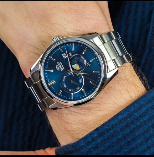 Reloj Orient Automático Sun And Moon Ra-ak0306s10b Hombre