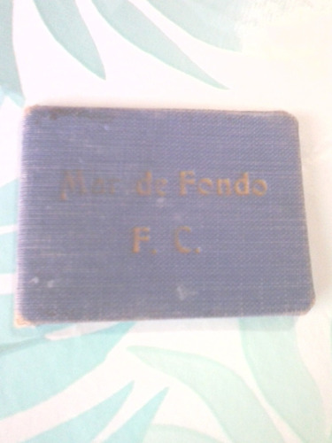 Antiguo Carnet De Socio Club Mar De Fondo Año 1953