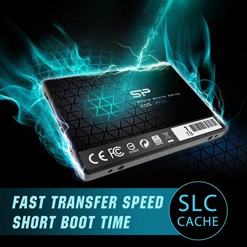 Disco Solido Ssd Silicon Power 1tb Sata A55 560/530mbps Color Negro