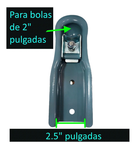 Imagen 3 de 7 de Bola De Remolque 5000lbs Y Enganche 3500 Lbs De 2 Pulgadas