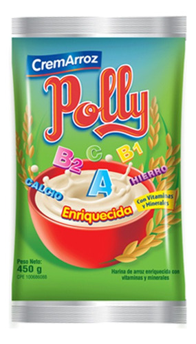 Crema De Arroz Polly Venezolana X450gr - Kg a $19