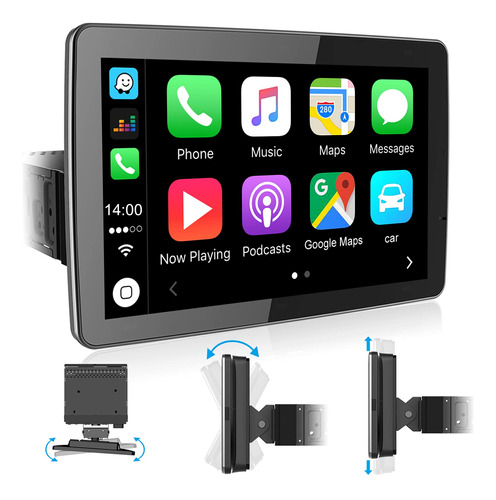 Estereo Automovil Bluetooth Solo Din Audio Pantalla Ips