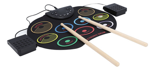 Electric Drum Set For Kids Electronic Portable Easy To Play