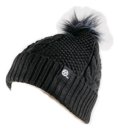 Sdm Beanie Para Mujer, Gorro Con Pompón De Piel Sintética, C