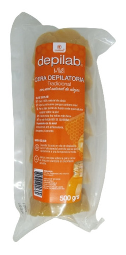 Cera Depilatoria Miel 500 Grs 100% Natural Producto Chileno