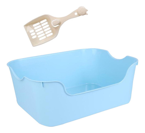 Caja De Arena Para Gatos Bandeja De Arena Para Mascotas Con