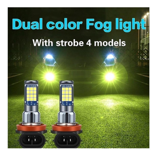 2 Luces Led Antiniebla H1h3 H4 H7 H11 H8 Drl Hb3 Hb4 880