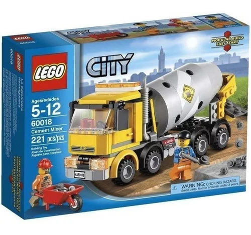 Lego City 60018 Cement Mixer