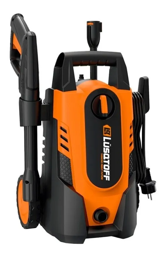 Hidrolavadora eléctrica Lüsqtoff HL-120 naranja y negra de 1200W con 105bar de presión máxima 220V - 50Hz