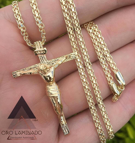 Cadena Tejido Chino Oro Laminado 18k Para Hombre