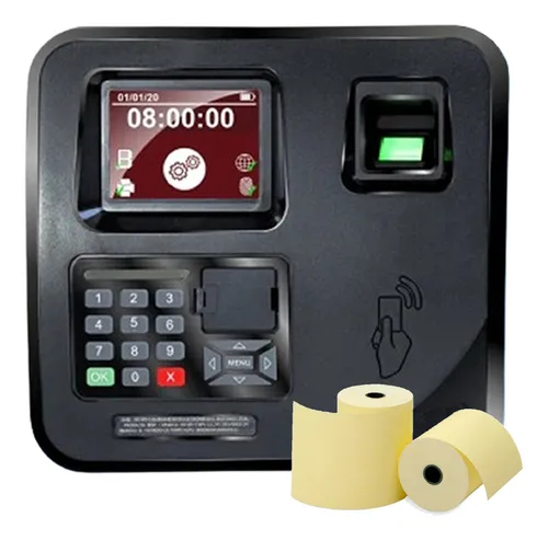 comprar Relógio Ponto Biométrico Digital + Software Homologado + Cor Preto 110vu002F220v